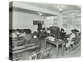 Lecture in Progress, City Literary Institute, London, 1939-null-Stretched Canvas