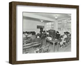 Lecture in Progress, City Literary Institute, London, 1939-null-Framed Photographic Print