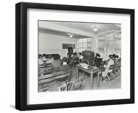 Lecture in Progress, City Literary Institute, London, 1939-null-Framed Photographic Print