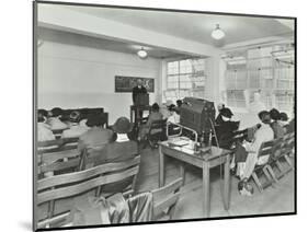 Lecture in Progress, City Literary Institute, London, 1939-null-Mounted Photographic Print