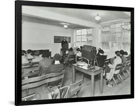 Lecture in Progress, City Literary Institute, London, 1939-null-Framed Photographic Print