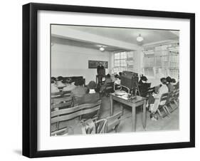 Lecture in Progress, City Literary Institute, London, 1939-null-Framed Photographic Print