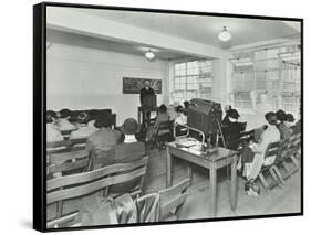 Lecture in Progress, City Literary Institute, London, 1939-null-Framed Stretched Canvas