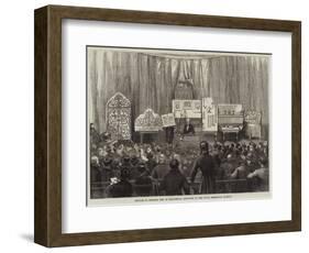 Lecture to Working Men on Ornamental Ironwork at the South Kensington Museum-David Henry Friston-Framed Giclee Print