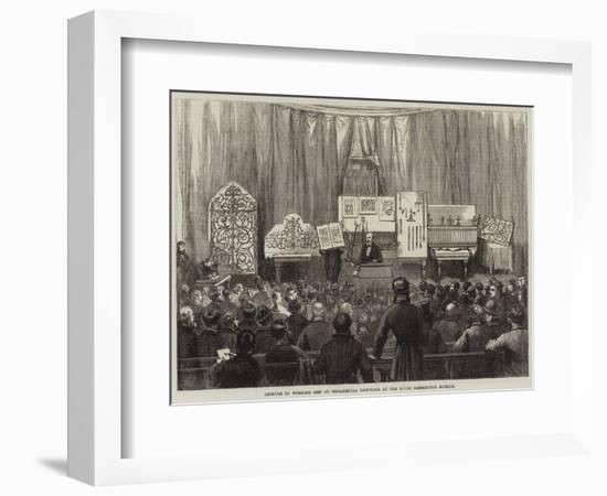 Lecture to Working Men on Ornamental Ironwork at the South Kensington Museum-David Henry Friston-Framed Giclee Print