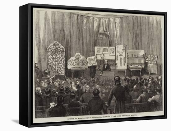 Lecture to Working Men on Ornamental Ironwork at the South Kensington Museum-David Henry Friston-Framed Stretched Canvas