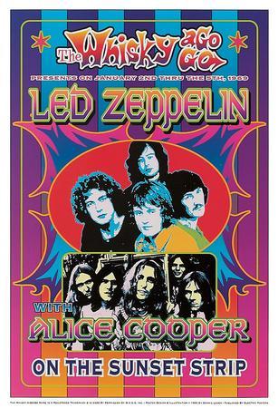 Led Zeppelin, Alice Cooper' Posters - Dennis Loren | AllPosters.com