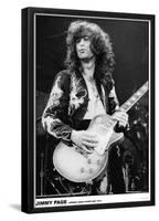 Led Zeppelin - Jimmy Page - Earls Court 1975-null-Framed Poster