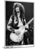 Led Zeppelin - Jimmy Page - Earls Court 1975-null-Mounted Poster