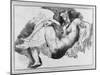 Leda, after a Drawing by Michelangelo Buonarroti (1475-1564) 1822 (Pen and Ink on Paper)-Théodore Géricault-Mounted Giclee Print