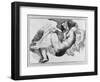 Leda, after a Drawing by Michelangelo Buonarroti (1475-1564) 1822 (Pen and Ink on Paper)-Théodore Géricault-Framed Giclee Print