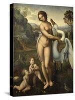 Leda and Swan-Leonardo da Vinci-Stretched Canvas