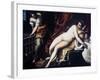 Leda and the Swan, 1550-1560-Jacopo Tintoretto-Framed Giclee Print