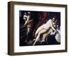 Leda and the Swan, 1550-1560-Jacopo Tintoretto-Framed Giclee Print