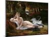 Leda and the Swan, 1832-Francois Edouard Picot-Mounted Giclee Print
