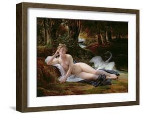 Leda and the Swan, 1832-Francois Edouard Picot-Framed Giclee Print