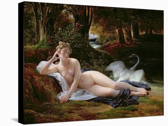 Leda and the Swan, 1832-Francois Edouard Picot-Stretched Canvas