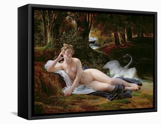 Leda and the Swan, 1832-Francois Edouard Picot-Framed Stretched Canvas