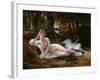 Leda and the Swan, 1832-Francois Edouard Picot-Framed Giclee Print