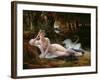 Leda and the Swan, 1832-Francois Edouard Picot-Framed Giclee Print