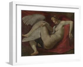 Leda and the Swan, after 1530-Michelangelo Buonarroti-Framed Giclee Print