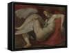 Leda and the Swan, after 1530-Michelangelo Buonarroti-Framed Stretched Canvas