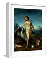 Leda and the Swan, c.1512-13-Jacopo da Carucci Pontormo-Framed Giclee Print