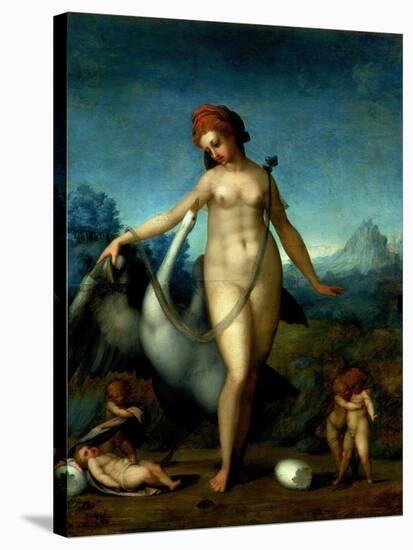 Leda and the Swan, c.1512-13-Jacopo da Carucci Pontormo-Stretched Canvas