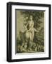 Leda and the Swan, Engraving-Philippe Triere-Framed Giclee Print