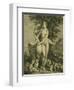 Leda and the Swan, Engraving-Philippe Triere-Framed Giclee Print