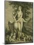 Leda and the Swan, Engraving-Philippe Triere-Mounted Giclee Print