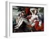 Leda and the Swan, mid 16Th Century (Oil on Wood)-Georg Pencz-Framed Giclee Print