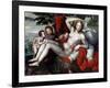 Leda and the Swan, mid 16Th Century (Oil on Wood)-Georg Pencz-Framed Giclee Print