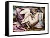 Leda and the Swan-Michelangelo Buonarroti-Framed Stretched Canvas