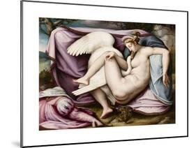 Leda and the Swan-Michelangelo Buonarroti-Mounted Giclee Print