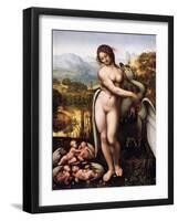 Leda and the Swan-Cesare da Sesto-Framed Giclee Print