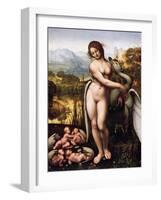 Leda and the Swan-Cesare da Sesto-Framed Giclee Print