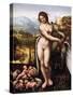 Leda and the Swan-Cesare da Sesto-Stretched Canvas