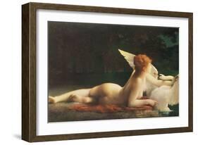 Leda and the Swan-Paul Prosper Tillier-Framed Giclee Print