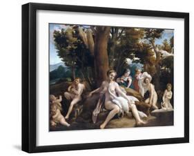 Leda and the Swan-Correggio-Framed Giclee Print