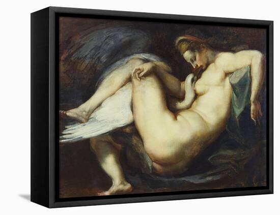 Leda and the Swan-Peter Paul Rubens-Framed Stretched Canvas