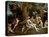 Leda and the Swan-Correggio-Stretched Canvas