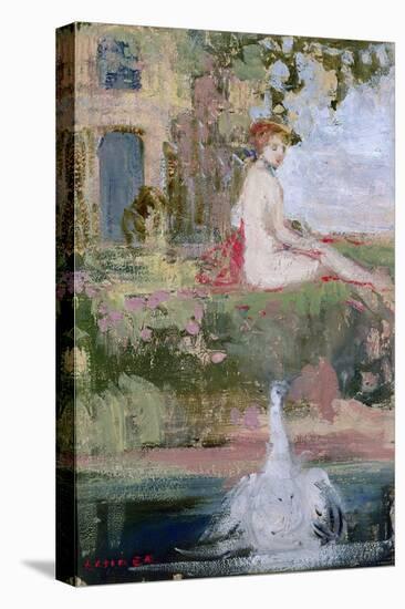 Leda and the Swan-Charles Edward Conder-Stretched Canvas