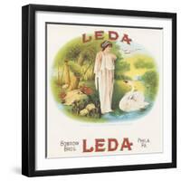 Leda-Art Of The Cigar-Framed Giclee Print