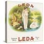 Leda-Art Of The Cigar-Stretched Canvas