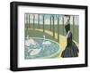 Leda-Gris-Framed Giclee Print