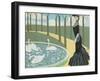 Leda-Gris-Framed Giclee Print