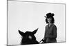 Lee Archer, 24, Riding a Horse at O.B. Llyod Stables in Scottsdale, Arizona, October 1960-Allan Grant-Mounted Photographic Print