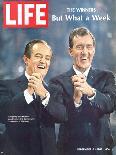 Democratic Primary Winners, Pres Candidate Hubert Humphrey and VP Edmund Muskie, September 6, 1968-Lee Balterman-Framed Photographic Print