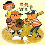 Hey Batter! - Jack & Jill-Lee deGroot-Stretched Canvas